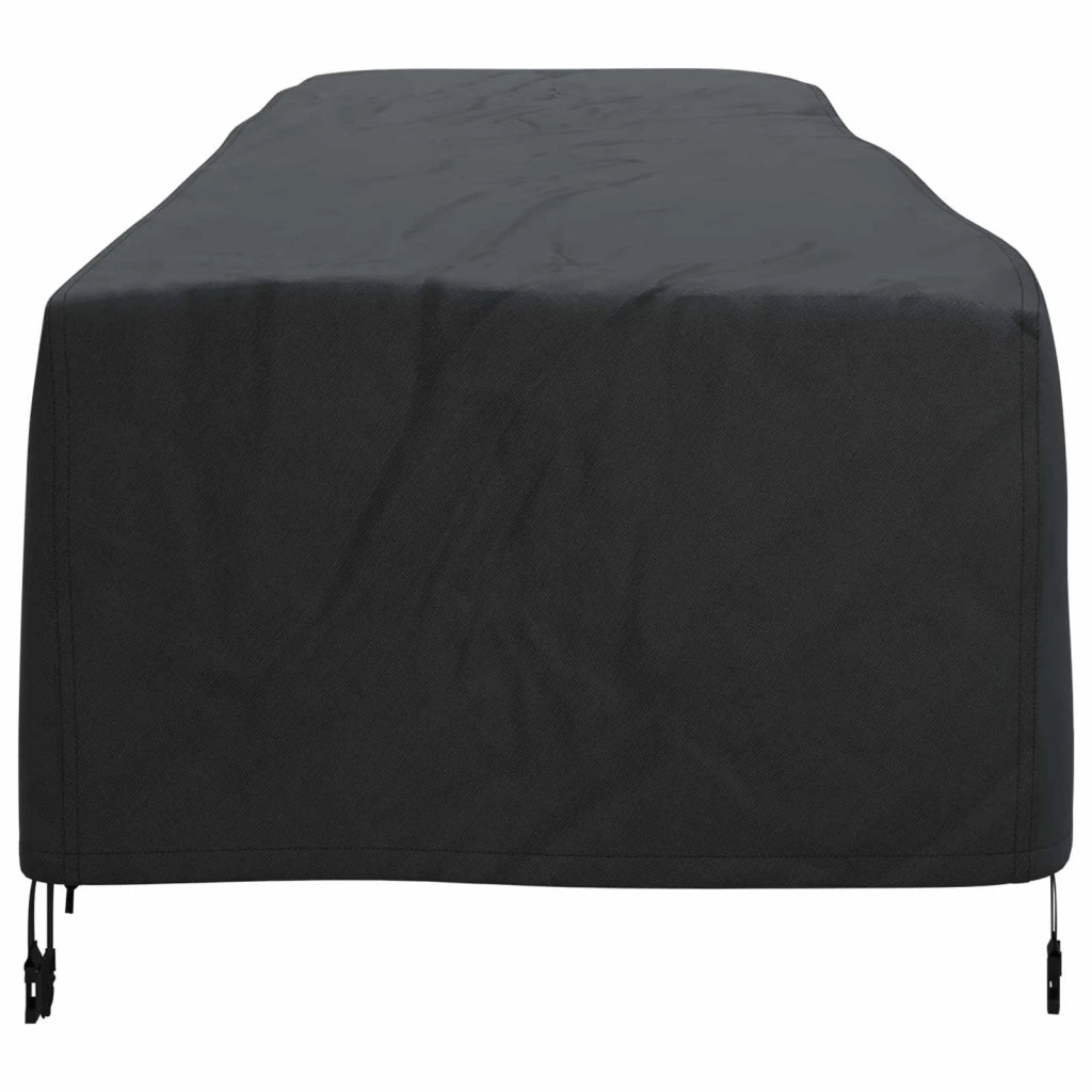 Copertura per Lettini Tinta unita Nero 74 x 210 x 40 cm Tessuto 4105903