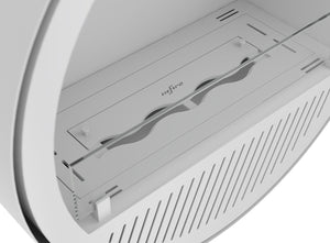 Camino a Bioetanolo Sospeso Ø72,4x30x220,4 cm Incyrcle Slim Bianco