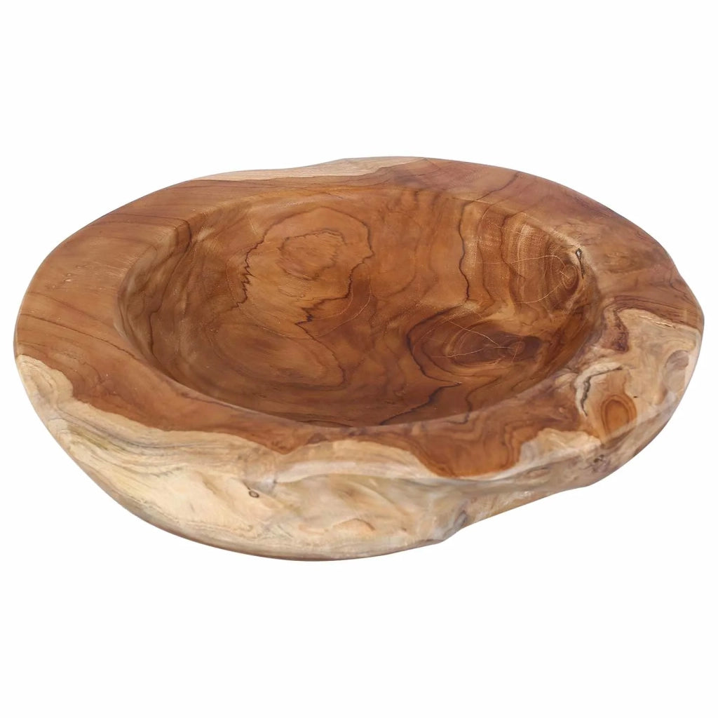 Portafrutta JEPARA Ø 30 cm Legno di teak massello Rotondo 42010335