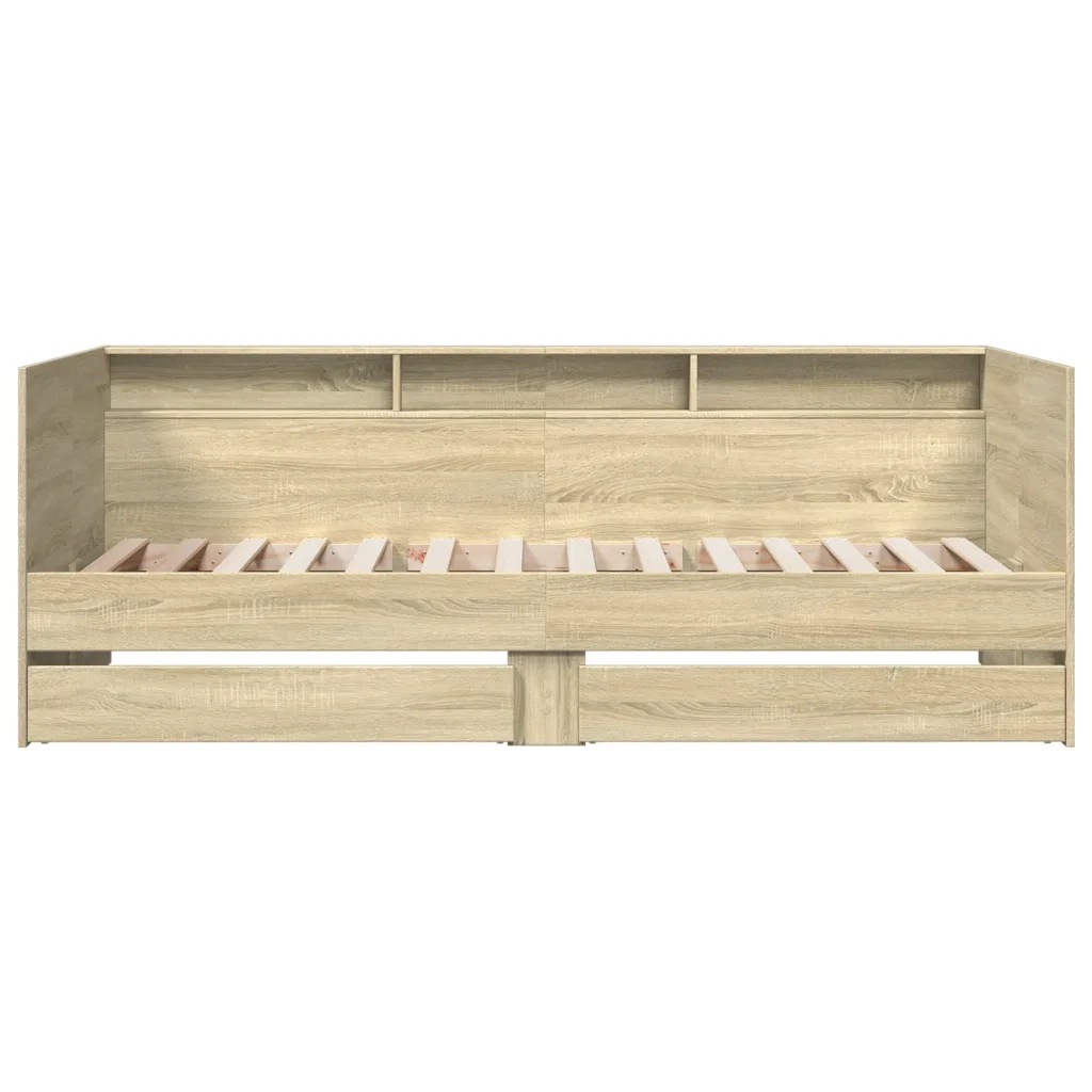 Divano Letto con Cassetti senza Materasso 90x200 cm