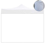 Telo laterale 3x2mt bianco impermeabile ricambio per gazebo richiudibile 3x3mt