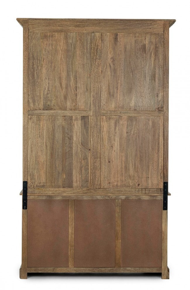 Libreria 3 Ante 4 Cassetti 143,5x40,6x233,7h cm Domitille