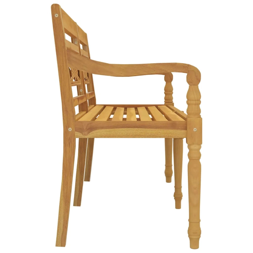Panca da giardino mobili da esterno per patio terrazza 150 x 51,5 x 84 cm legno massello di teak 02_0011033