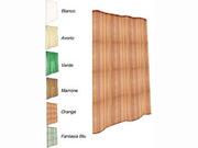 TENDA ZANZARIERA PER PORTA- - cm.140x240h. avorio - 2 pezzi