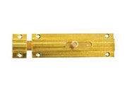 CATENACCIO TRASVERSALE CON INCONTRO IN OTTONE LUCIDO- - mm.80x31 - 5 pezzi