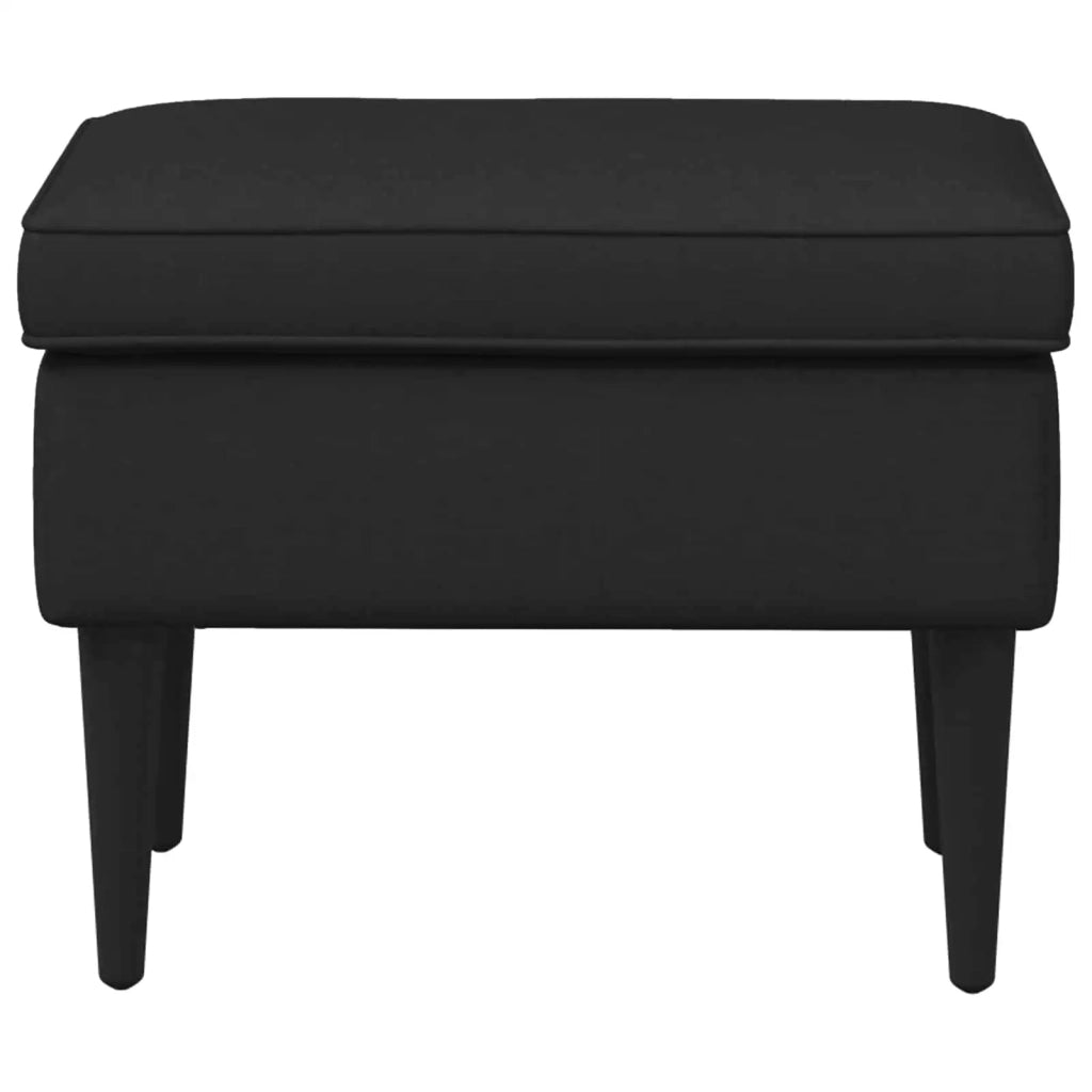 Poggiapiedi Nero 55 x 35 x 41 cm Tessuto 42029994