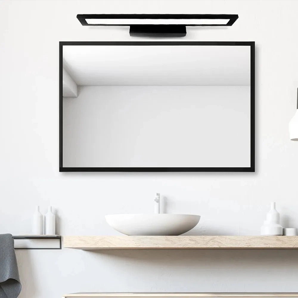 Lampada Da Muro Da Bagno Led Sopra Specchio 60cm APP840-1W Flat Black