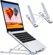 Supporto per laptop - Raffreddatore in alluminio regolabile per laptop da 10 pollici a 15,6 pollici con 9 livelli - Compatibile con Lenovo, MacBook, Dell