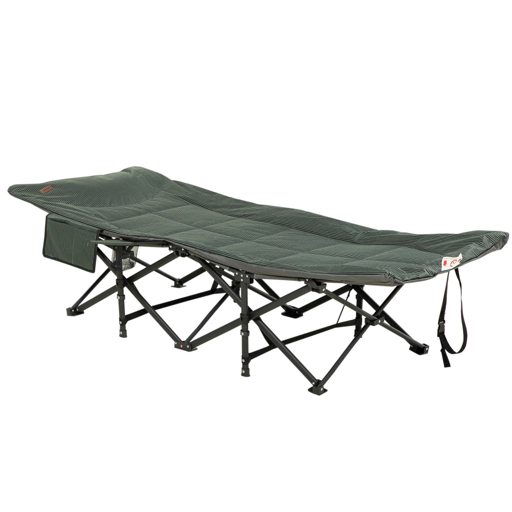 Sdraio pieghevole con schienale regolabile ¨C zephmum ¨C grigio, 68x190x48 cm