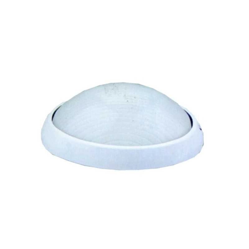 Plafoniera Alluminio Ovale Bianca Syntesy 00487
