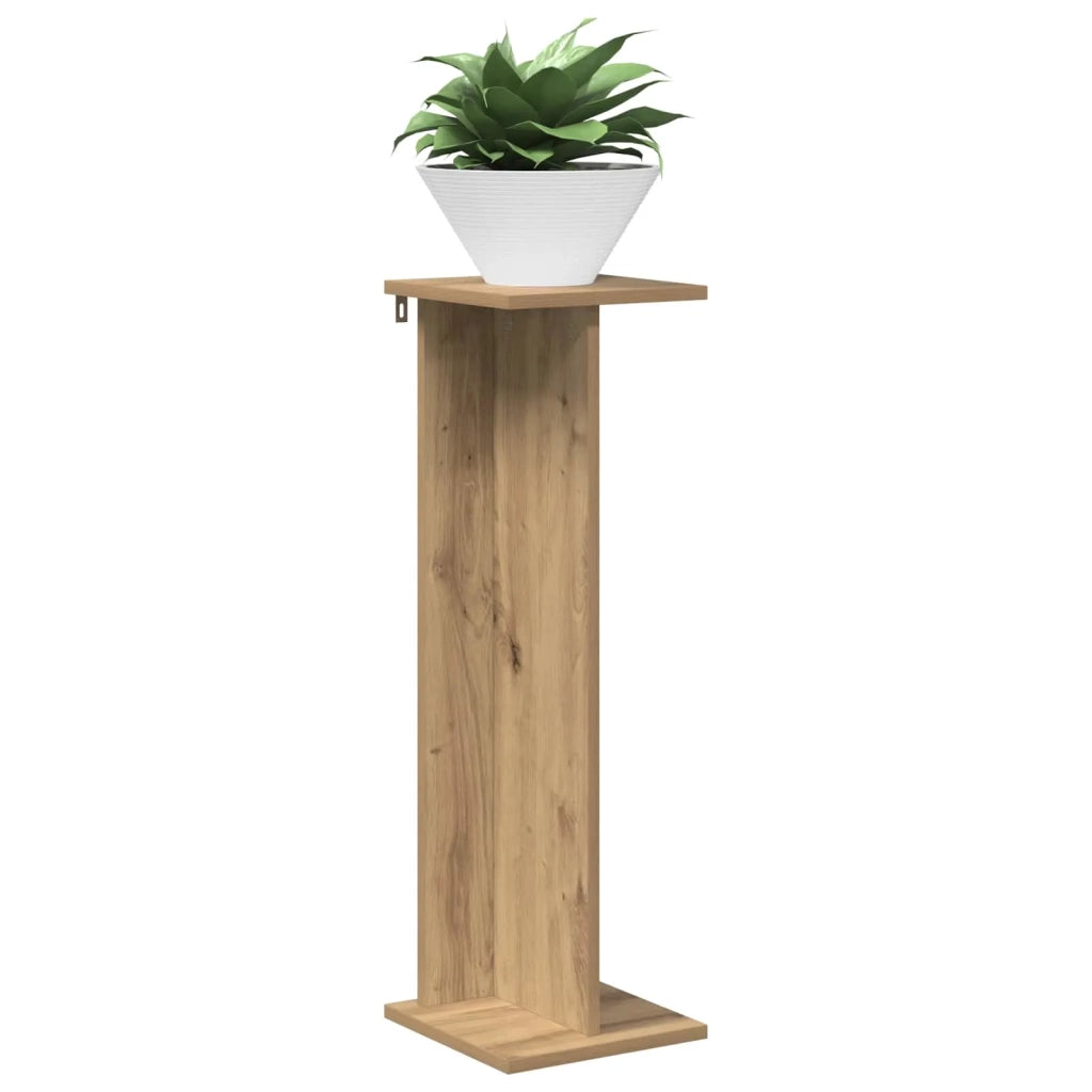 Supporto per piante | Sostegno per piante Rovere Artigianale 25 x 25,5 x 80,5 cm