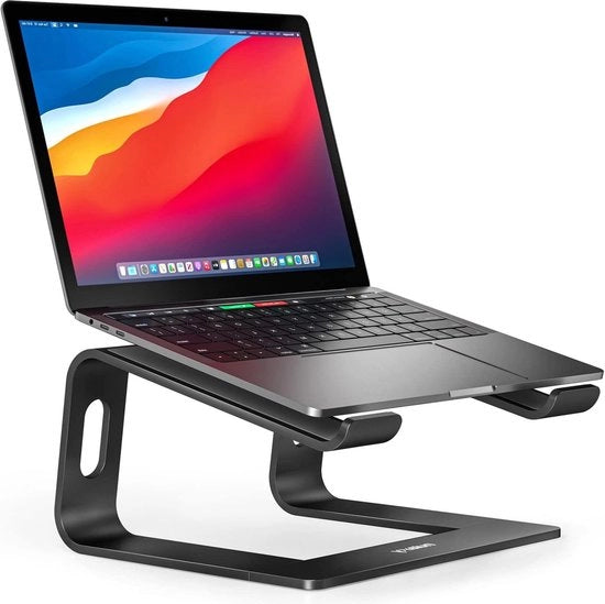 Stand Ergonomica per Laptop in Alluminio, Compatibile con MacBook Air Pro, Schermo 10-15,6 Pollici