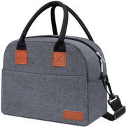 Borsa picnic con cinturino regolabile, contenitore da picnic da 9,4L, zaino impermeabile, leggero, borsa da pranzo isolata, borsa termica per lavoro e scuola
