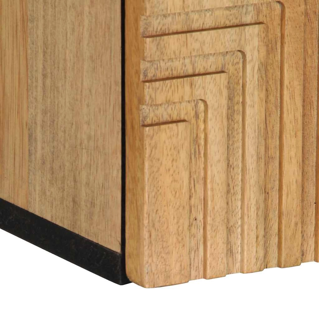Pratico mobiletto da bagno sospeso 38 x 33,5 x 48 cm in legno di mango marrone 02_0057742