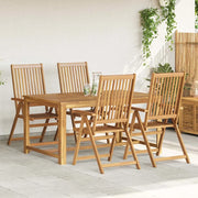 Sedie da Giardino Pieghevoli 4 pz in Legno Massello d'Acacia 3065515