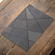 Set di 6 Piatte da Cucina Eleganti Nere 45x30 cm - Piatte da Cucina Resistenti al Calore e Lavabili