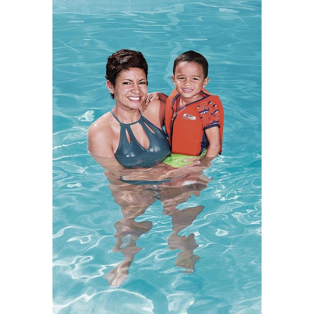 Trade Shop - Giubbotto Salvagente Giubbetto Swim Safe Gilet Gonfiabile Bambini Maniche 32147 -