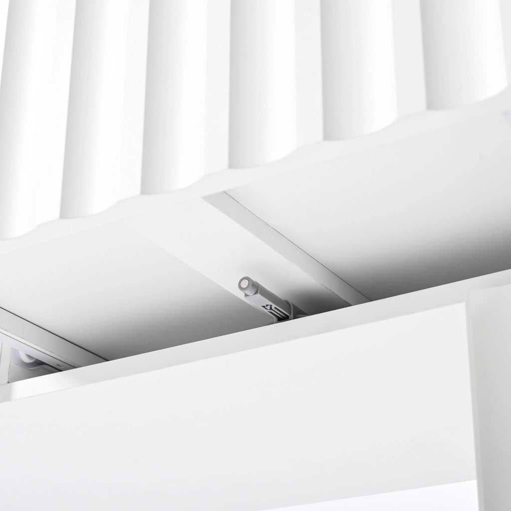 Tavolo da Trucco con Specchio LED e Cassetti ¨C MINIMAL ¨C Bianco 100x40x127 cm