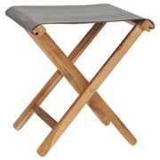 Sedie Pieghevoli 2 pz in Legno di Teak e Tessuto Grigio Scuro 310670