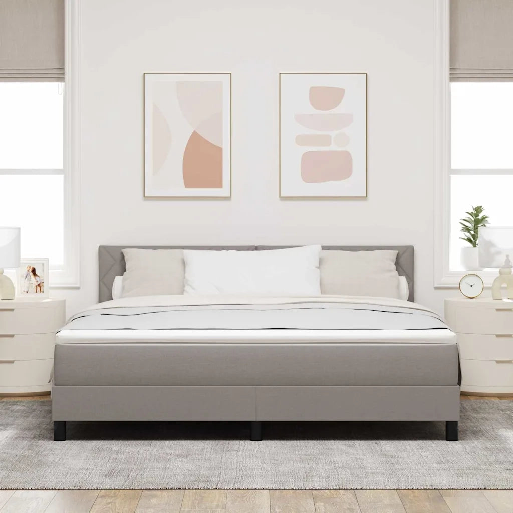 Letto a molle con materasso con led Talpa 180 x 200 cm Tessuto 3342307