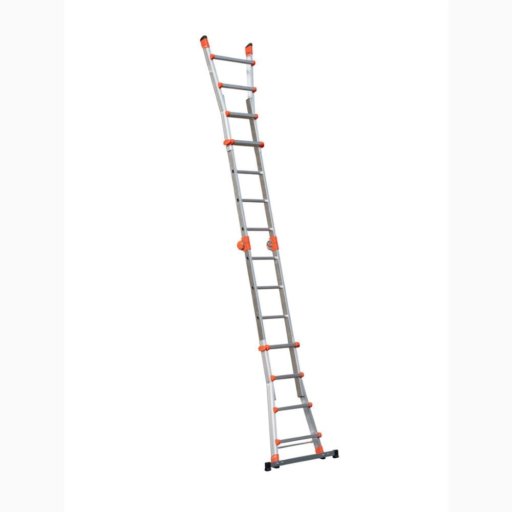 Scala Telescopica Multifunzione Alluminio 4+4 Gradini Fino a 3,78 metri Leggera
