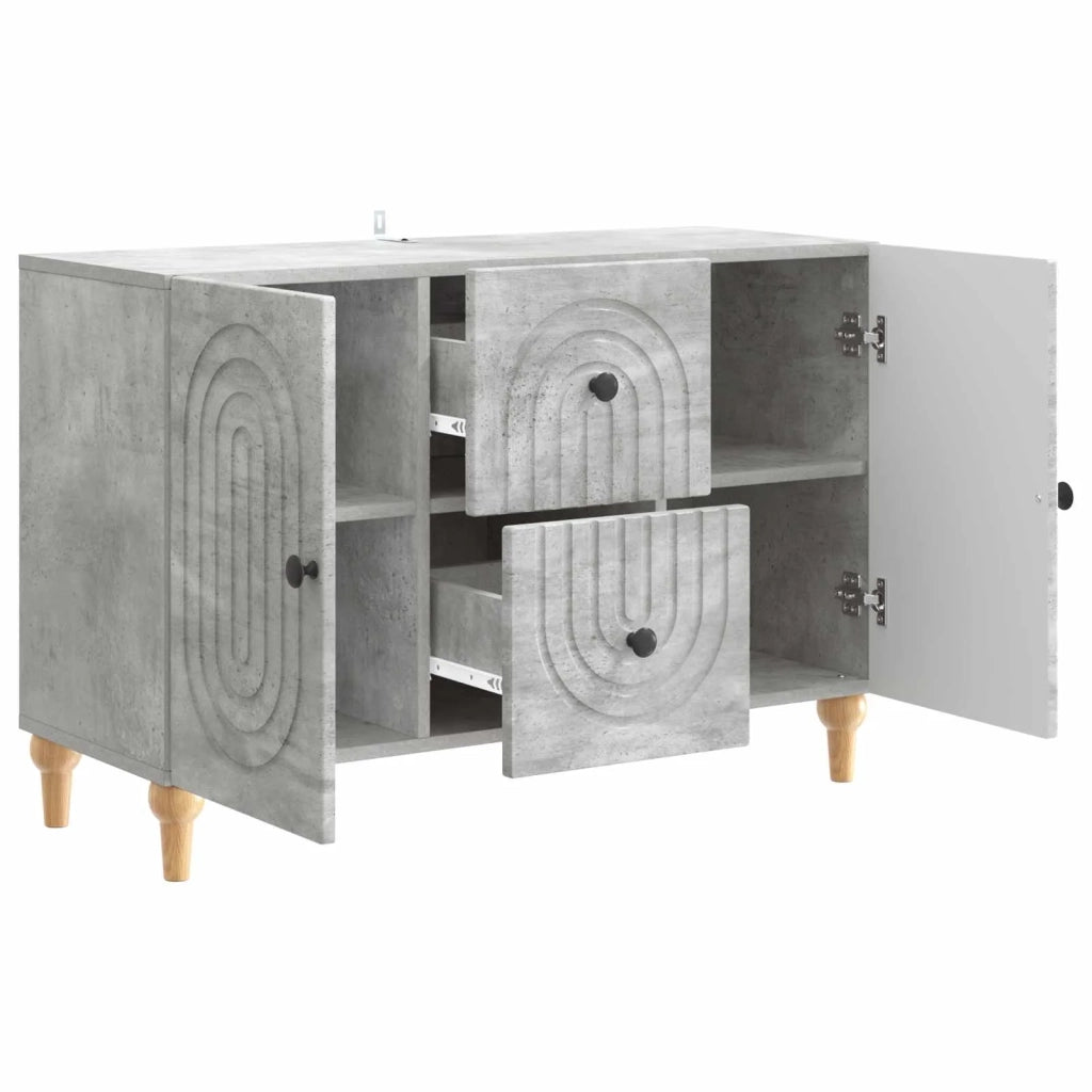 Mobile TV Grigio Cemento 89 x 34,5 x 60 cm Legno ingegnerizzato 894198