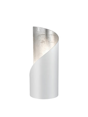 Lampada tavolo da Interno  E14 in Metallo Bianco Opaco