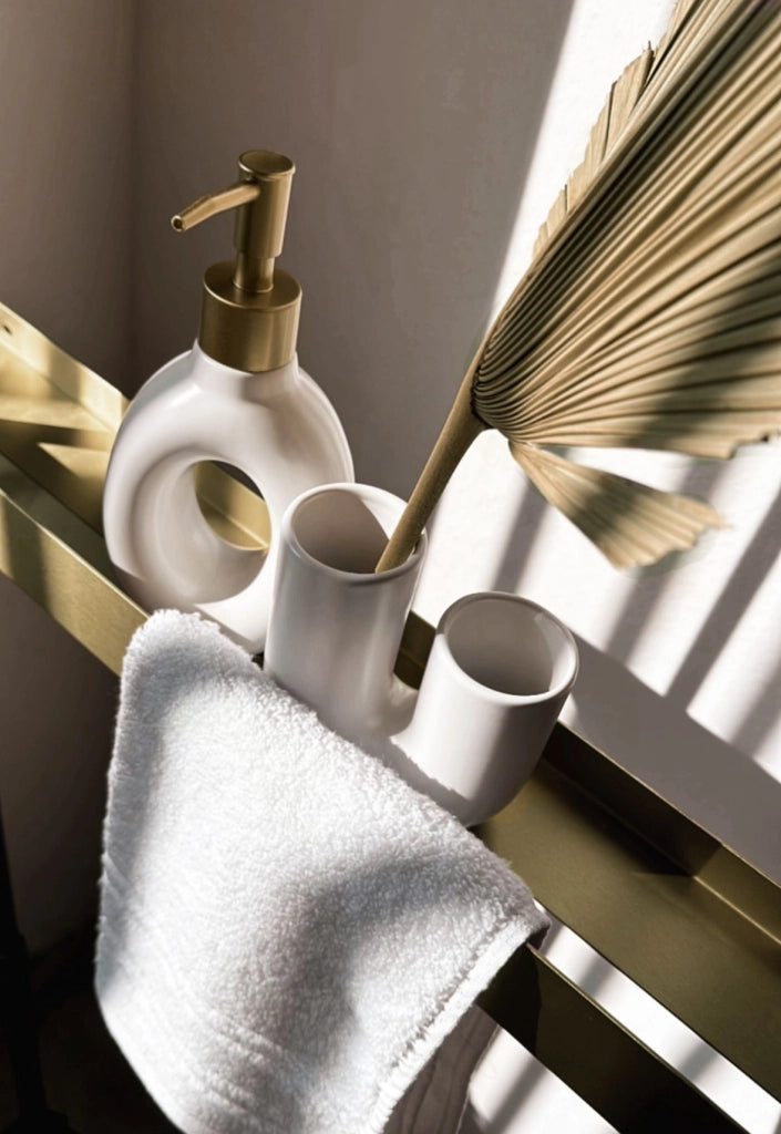 Mensola Da Bagno Sf02 60cm Gold Brush