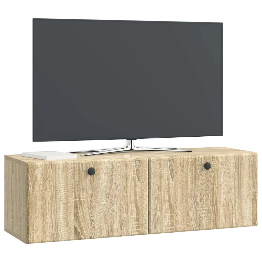 Mobile Porta TV da Muro 98 x 31 x 30 cm Rovere Sonoma 899237