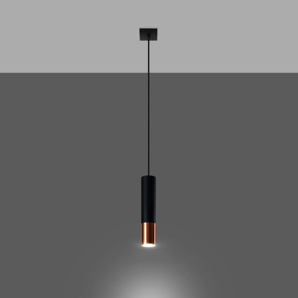 Lampada a sospensione Pure Lume SPIREXEZ 1 nero rame