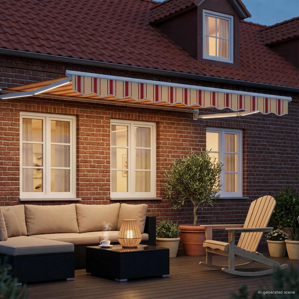 Tettuccio Elettrico Retrattile Multicolore 3 x 2 m 3419539