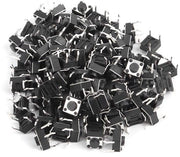 100 pezzi di tasti tattili per PCB elettronica - interruttori mini micro 6x6x4.3mm
