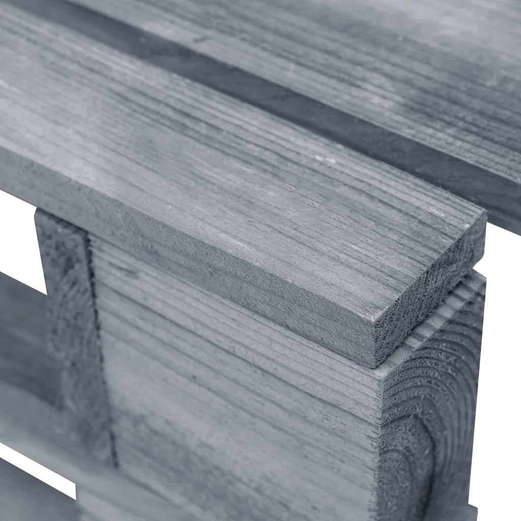 Mobili da Giardino-Ottomana da Giardino Pallet in Legno di Pino Impregnato Grigio 820713