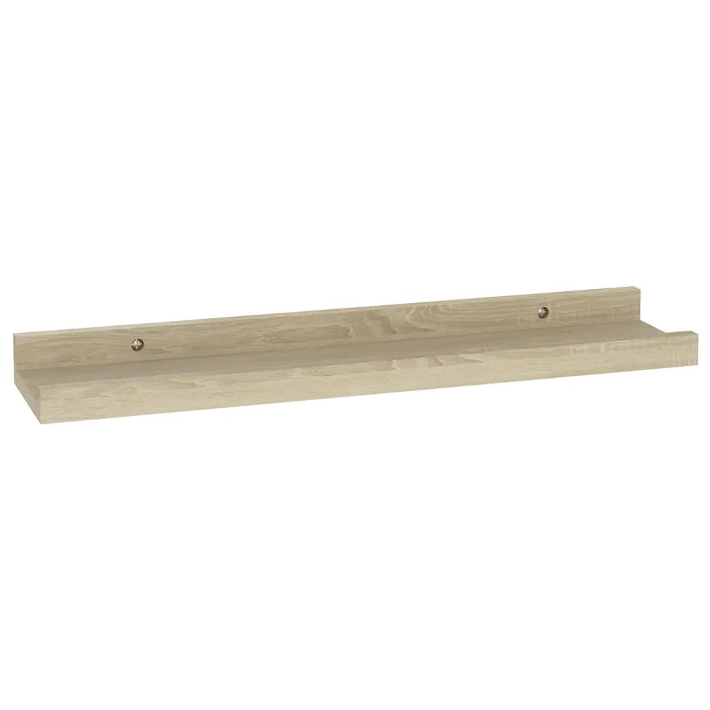 Mensole da Parete 4 pz Rovere Sonoma 40x9x3 cm 326684