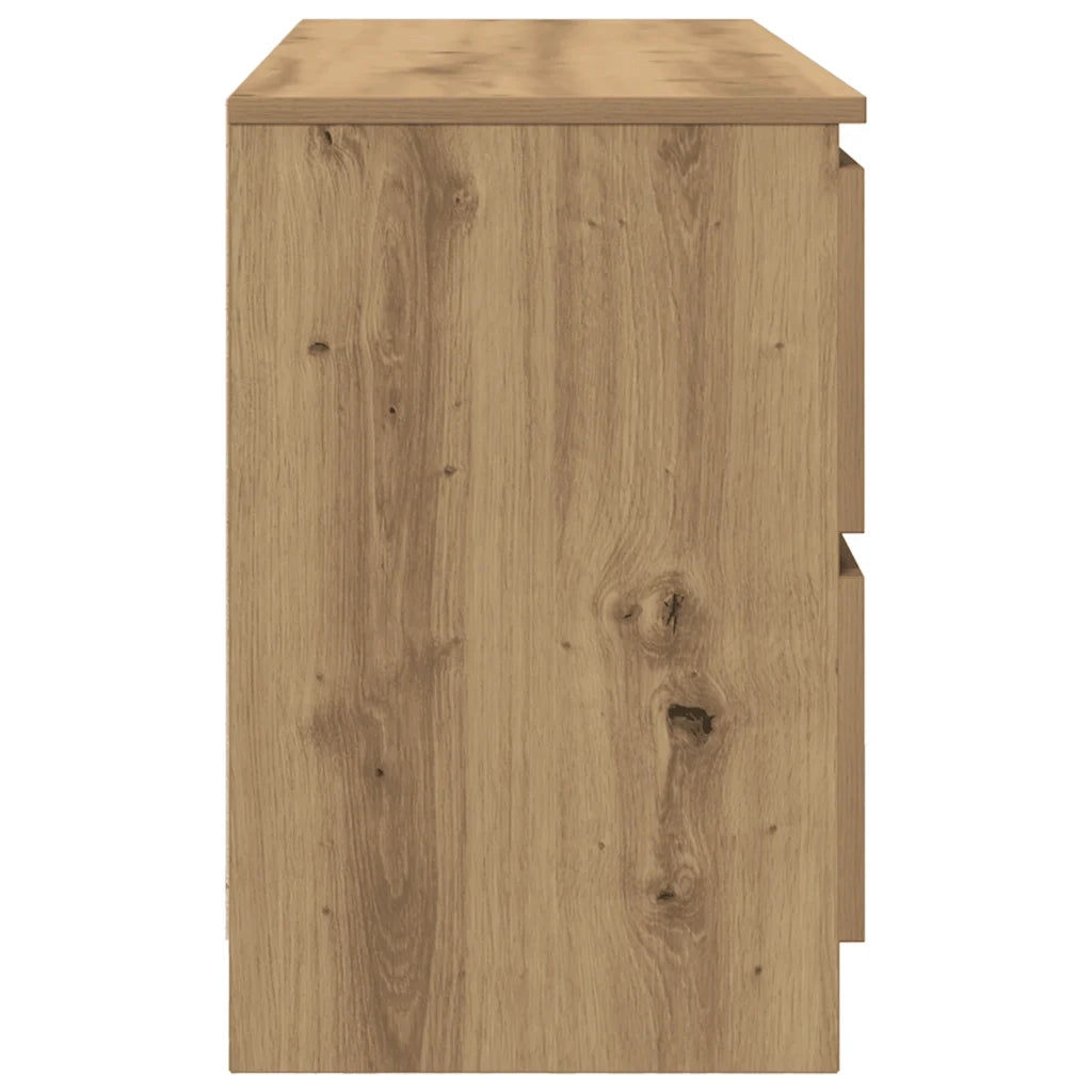 vidaXL Mobile TV Rovere Artigianale 100x35x54 cm in Legno Multistrato