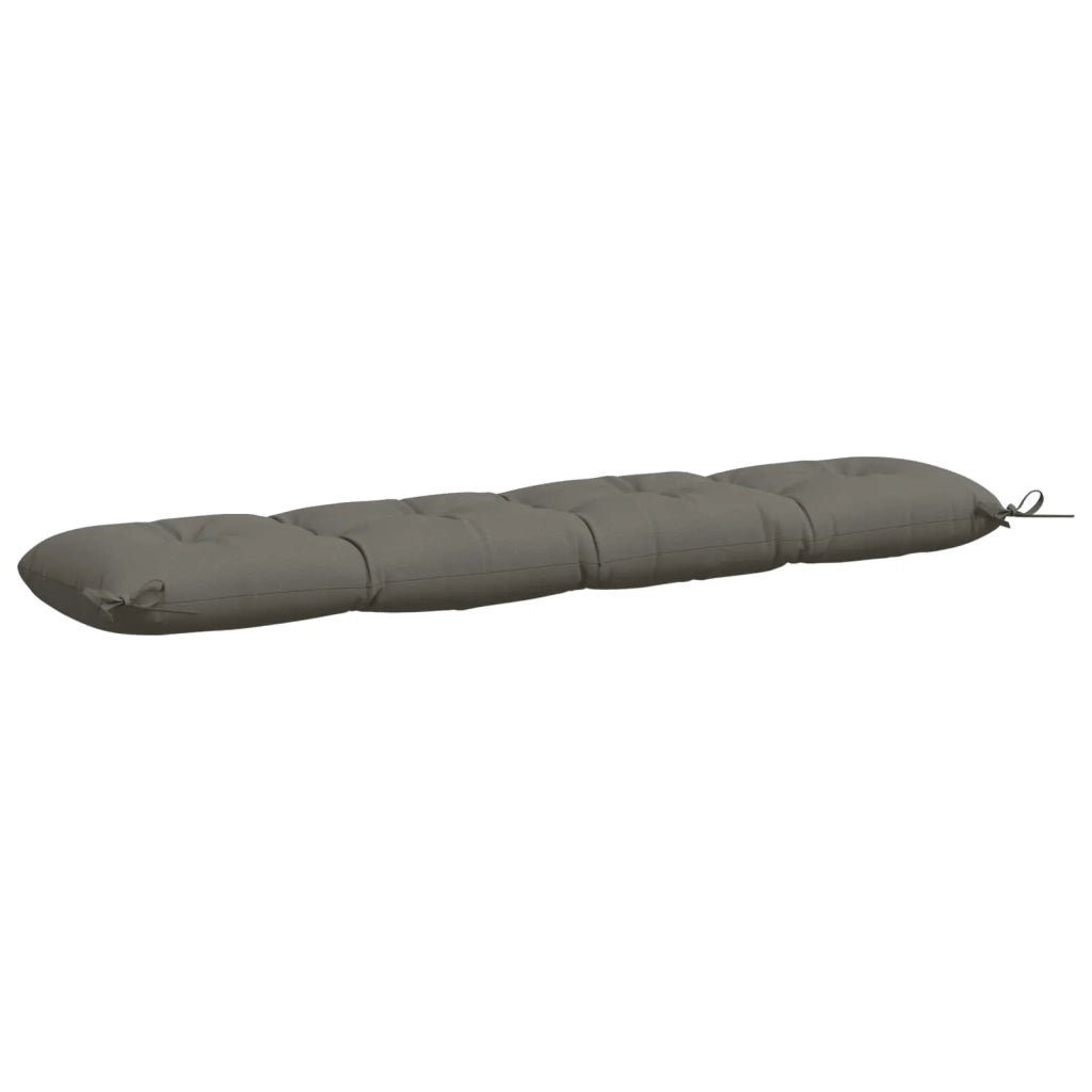 Cuscini per Panchina a 2 Pezzi VIANEN 100% Poliestere Grigio 952867