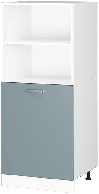 Frontale cucina R-Line, Grigio-blu, 59.6 x 71.3 cm frontale del mobile per mobile forno a mezza altezza, adatto per armadi da cucina R-Line per un montaggio semplice
