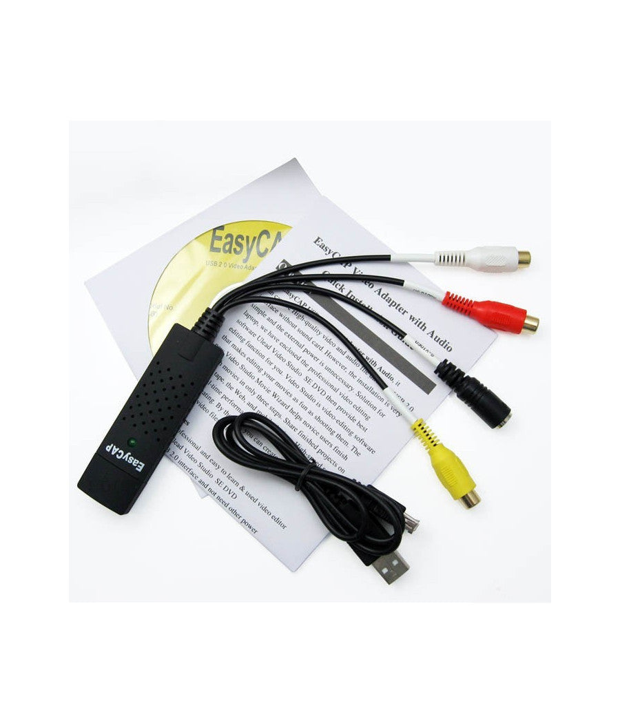 Easy Capture Scheda Di Acquisizione Video Audio Stereo Usb Per Pc Notebook Rec         