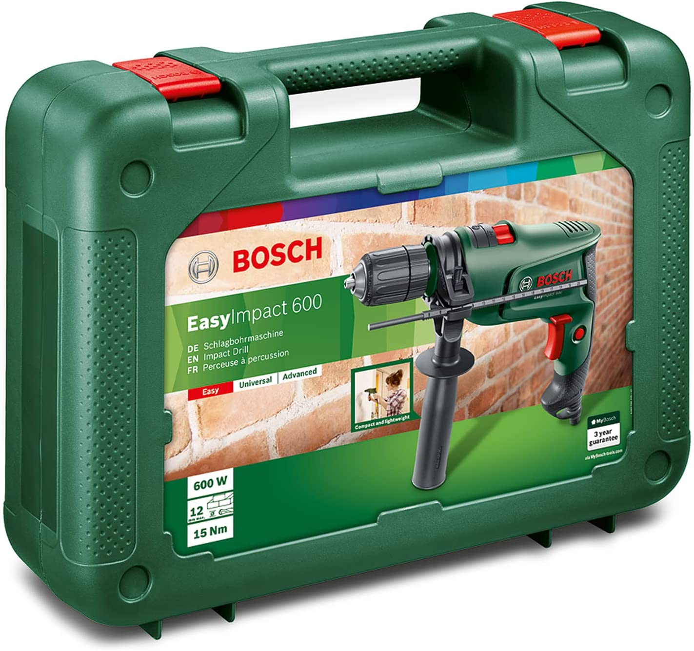 TRAPANO ELETTRICO A PERCUSSIONE BOSCH EASY IMPACT 600W