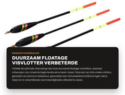 Set di Dobber da Pesca a 3 pezzi - Balsamico Premium - Variezza di Galleggiamento - Verniciatura a Colori Vivaci - Efficienza della Vite Migliorata - Impressionante Potere di Galleggiamento - Attrezzatura da Pesca