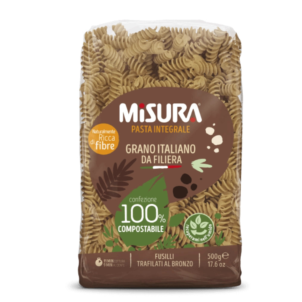 Misura fibrextra fusilli pasta integrale confezione da 500 grammi