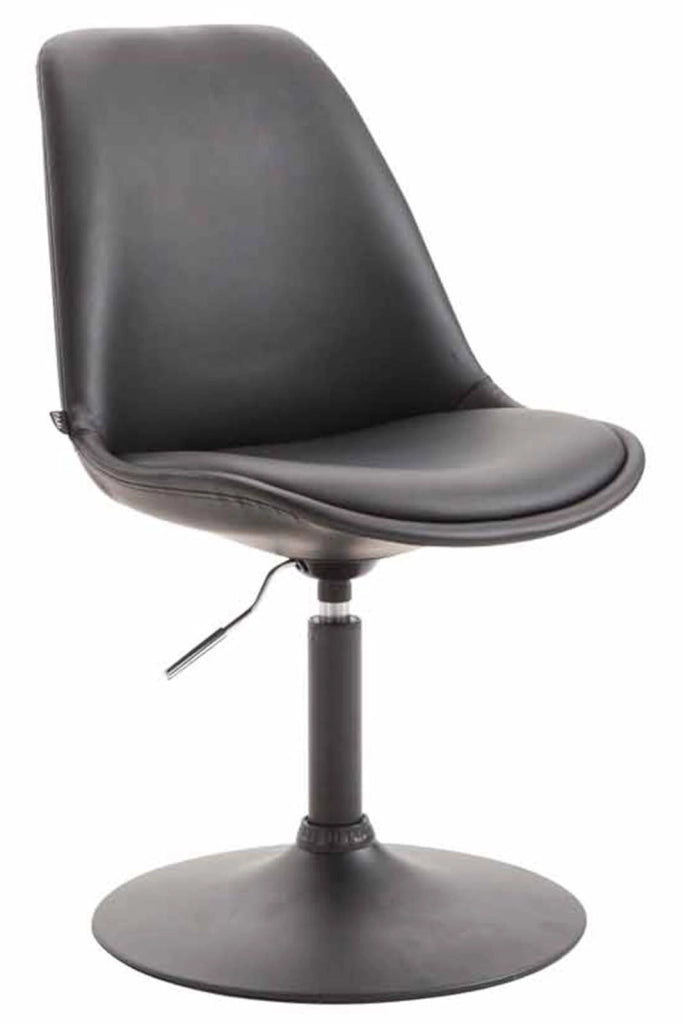 Set di 4 sedie da pranzo Maverick in ecopelle nero,nero