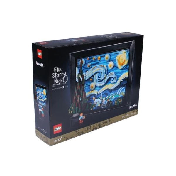 Lego ideas 21333 vincent van gogh - notte stellata, set fai da te creativo per adulti, decorazione per casa 3d con minifigure - 135331