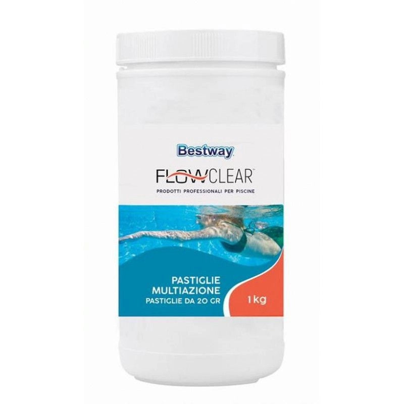 CLORO IN PASTIGLIE MULTIAZIONE 20 GR CONF 1 KG BESTWAY