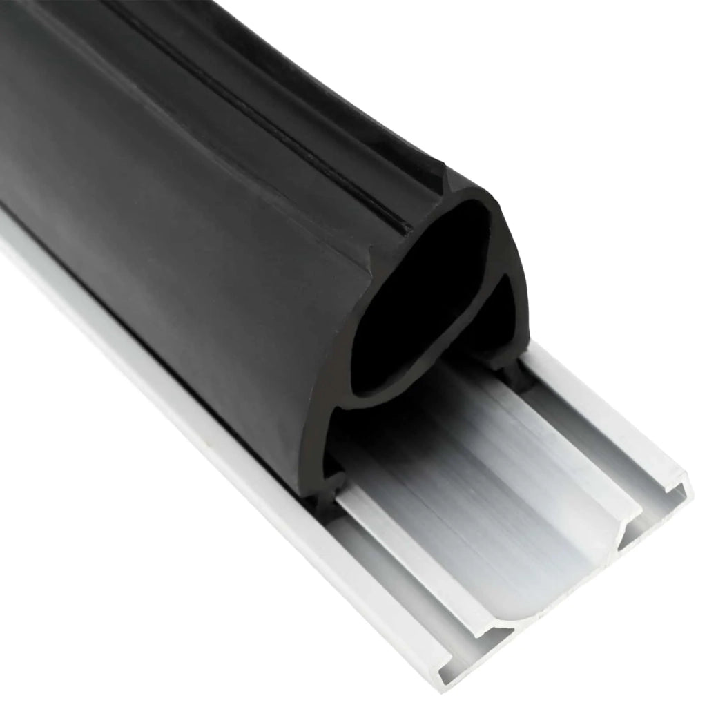 Sigillo Porta Garage Nero 41 x 33 mm 5,5 m PVC 42038298