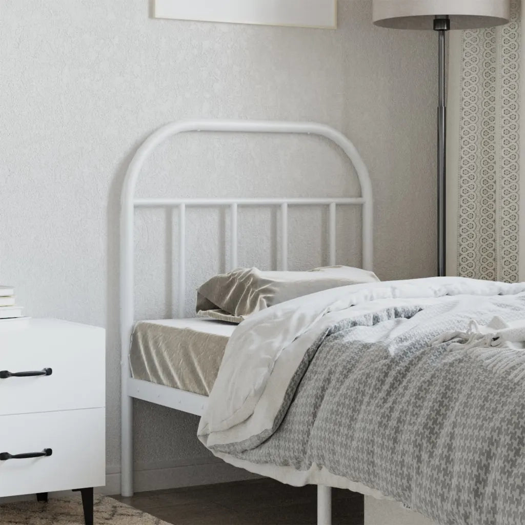 Testiera di Ricambio in Metallo Bianco 75 cm 353710