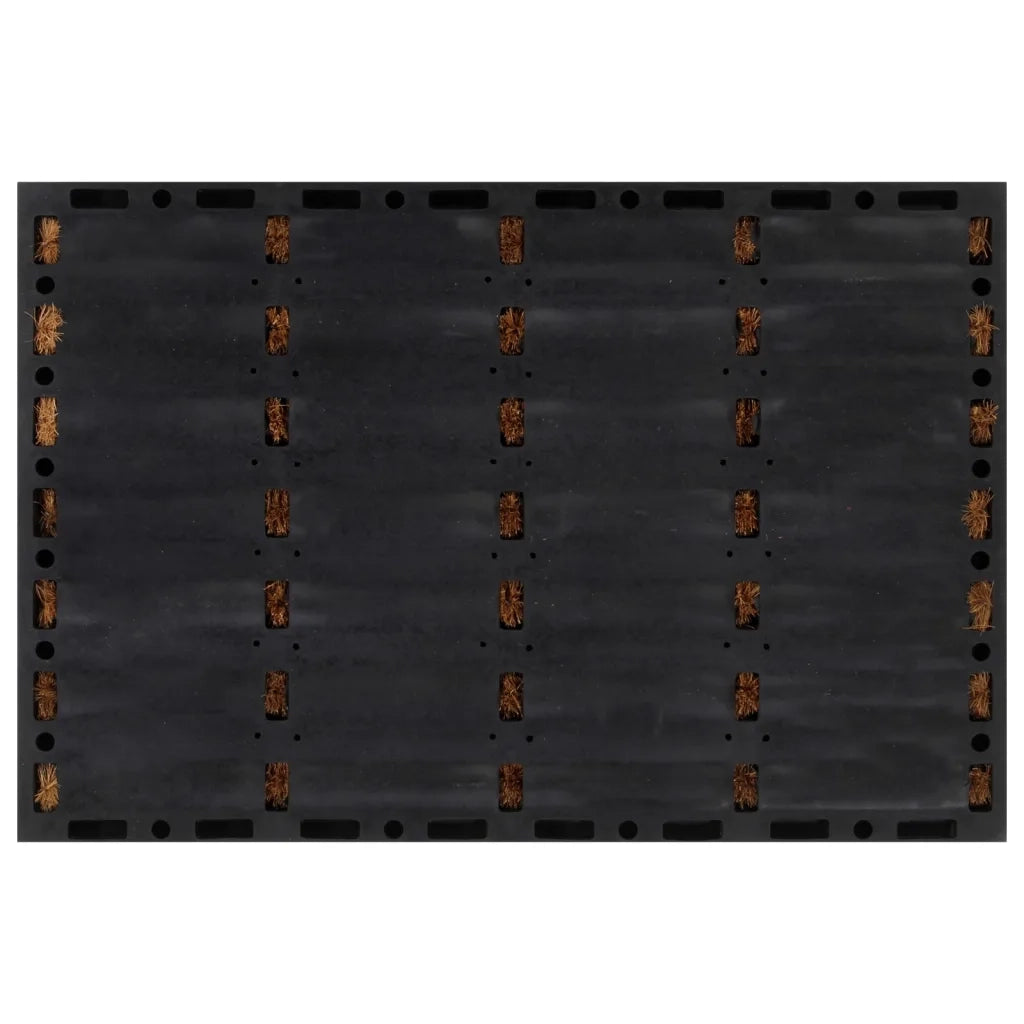 Zerbino | Tappetino Rettangolare 40x60 cm in Gomma e Fibra di Cocco