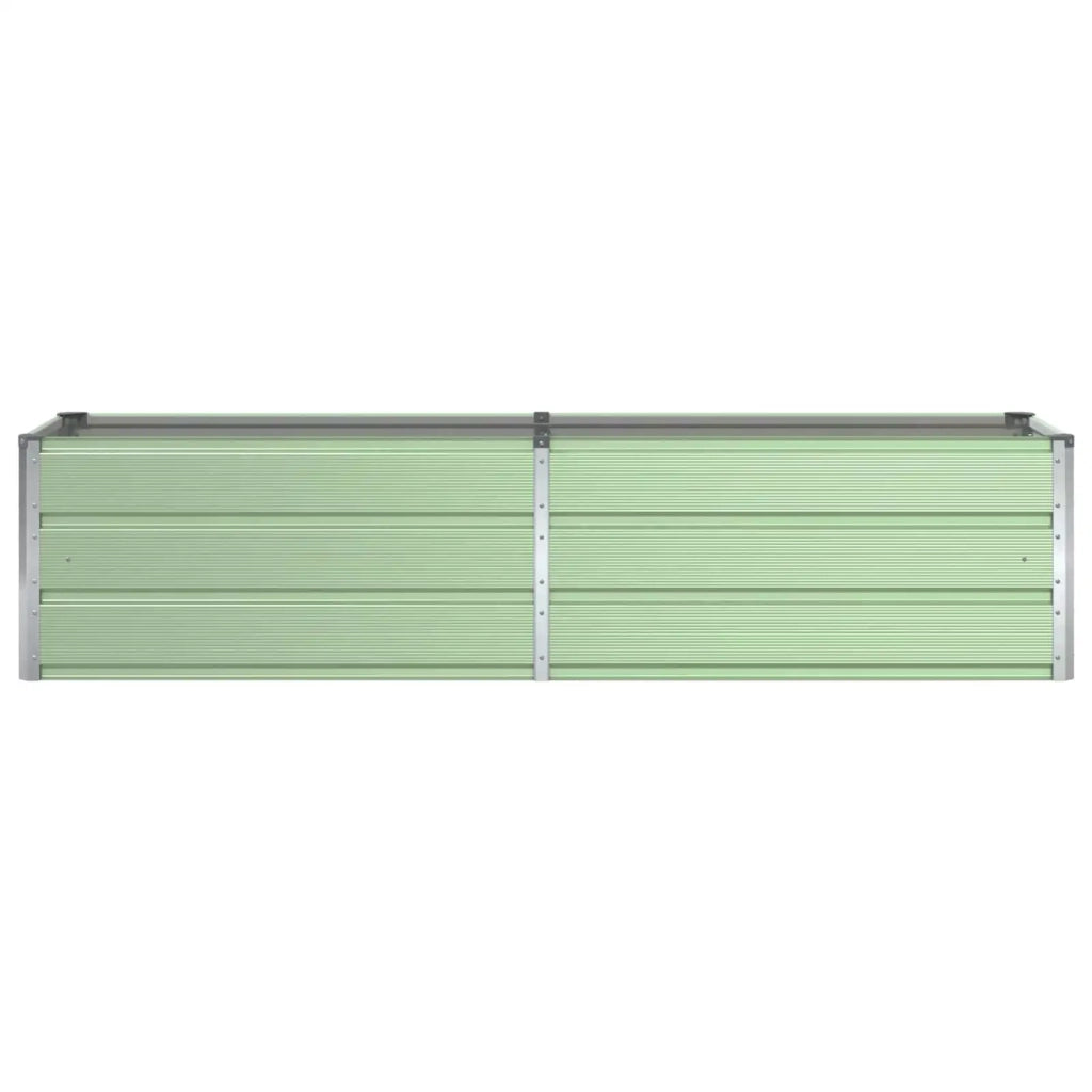 Fioriera Verde Pastello 195 x 50 x 45 cm Acciaio zincato