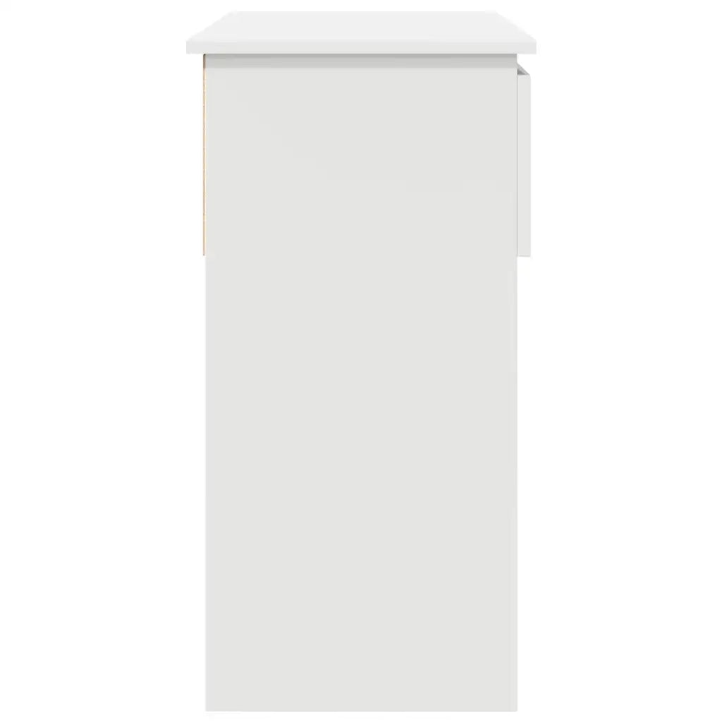 Tavolo Consolle | Tavolo d'Ingresso con Cassetti Bianco 85,5x38,5x74,5 cm