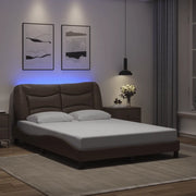 Giroletto con LED senza Materasso Hvar Marrone 140x190 cm